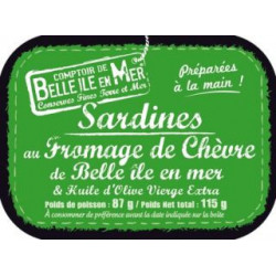 Sardines au fromage de chèvre de Belle-Ile